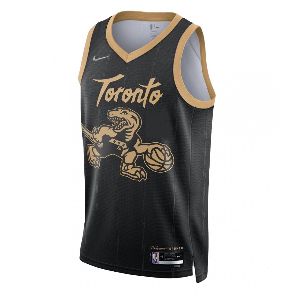Toronto Raptors Black 2021/22 Swingman NBA Jersey - City Edition-Pro Kit Vault | Brand New 26/27 Sports Jerseys